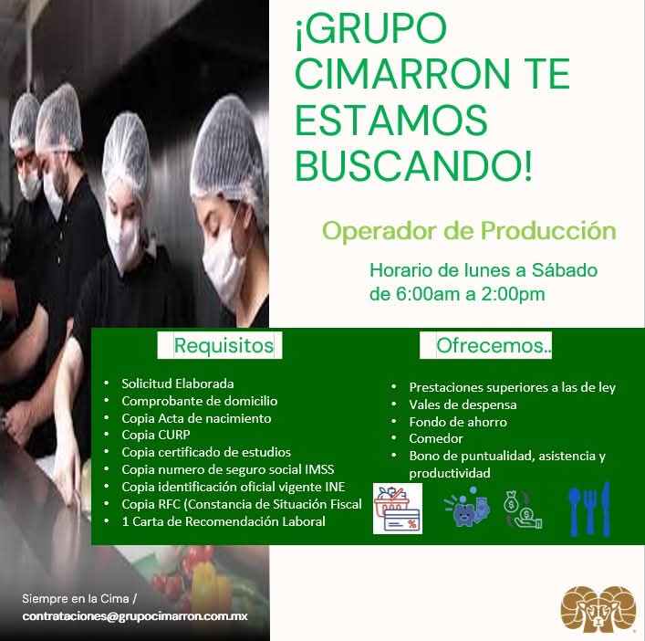 Operador de Produccion