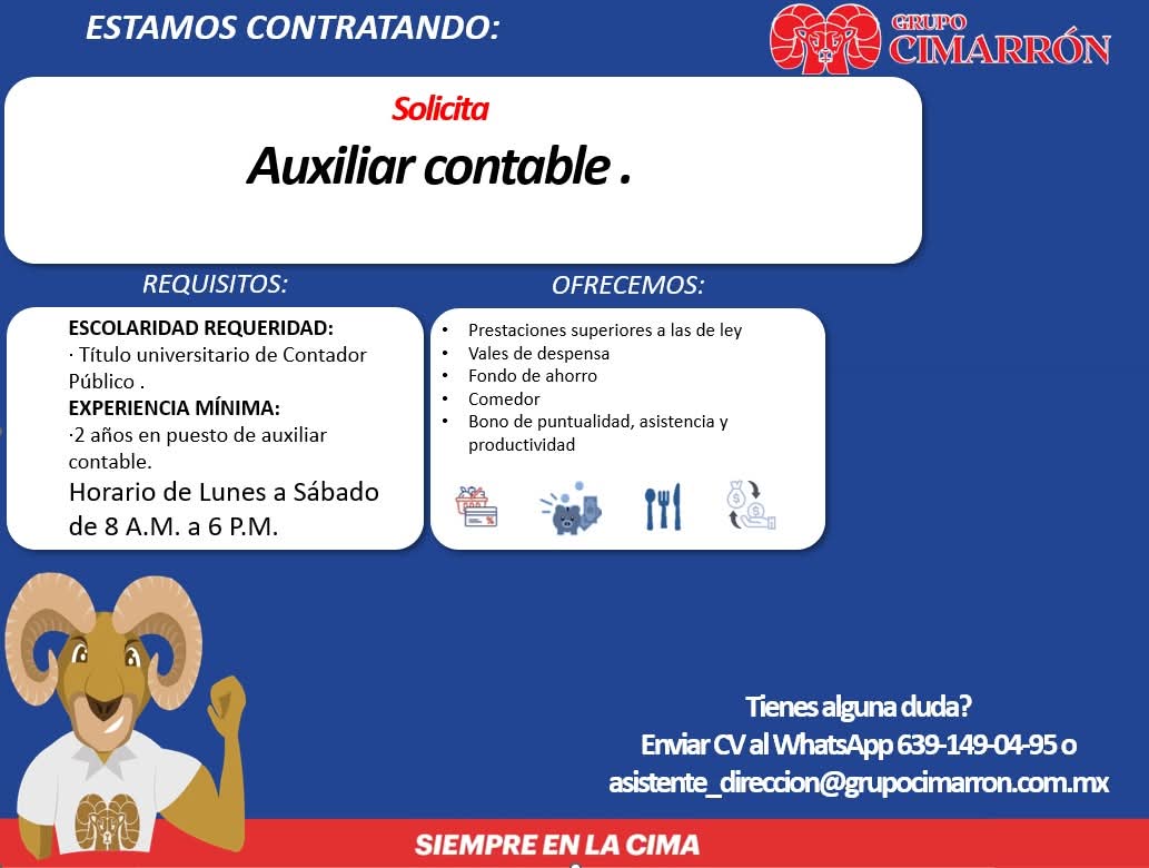 Auxiliar contable
