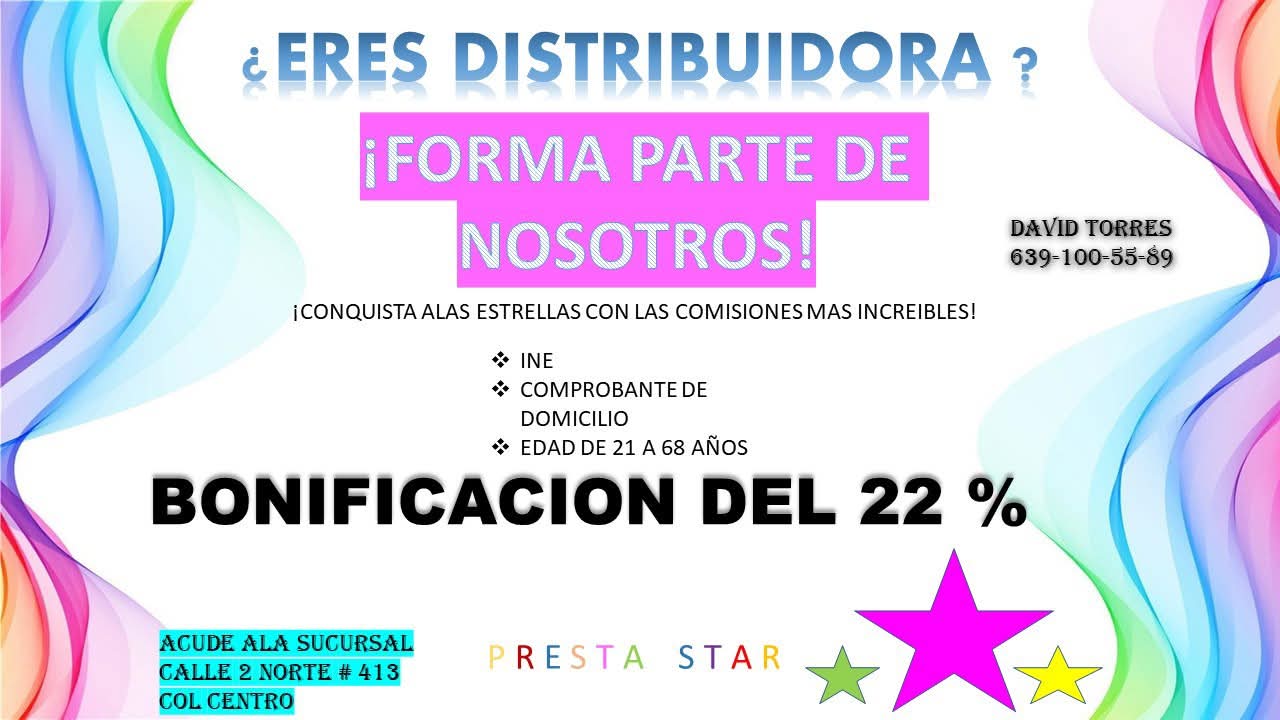 Distribuidora de Presta estar