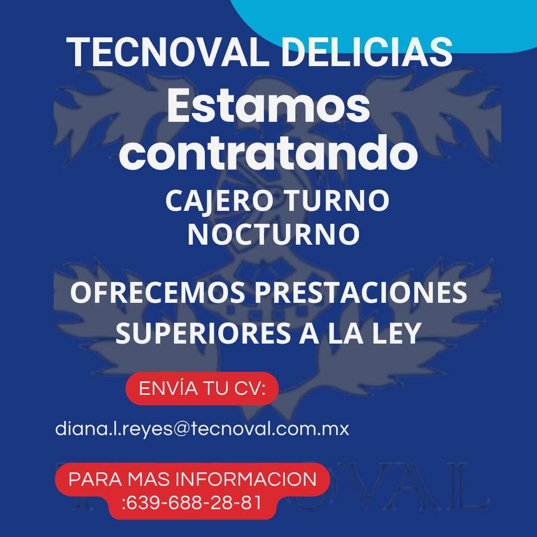 Cajero turno nocturno