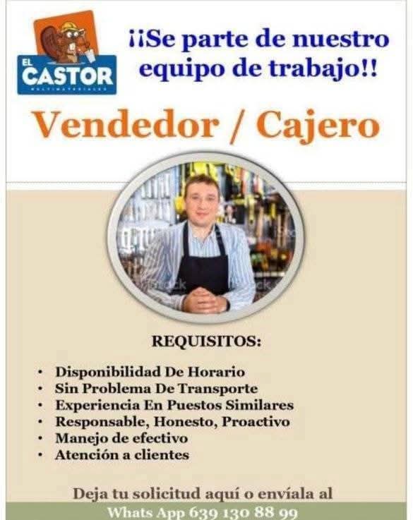 Vendedor cajero