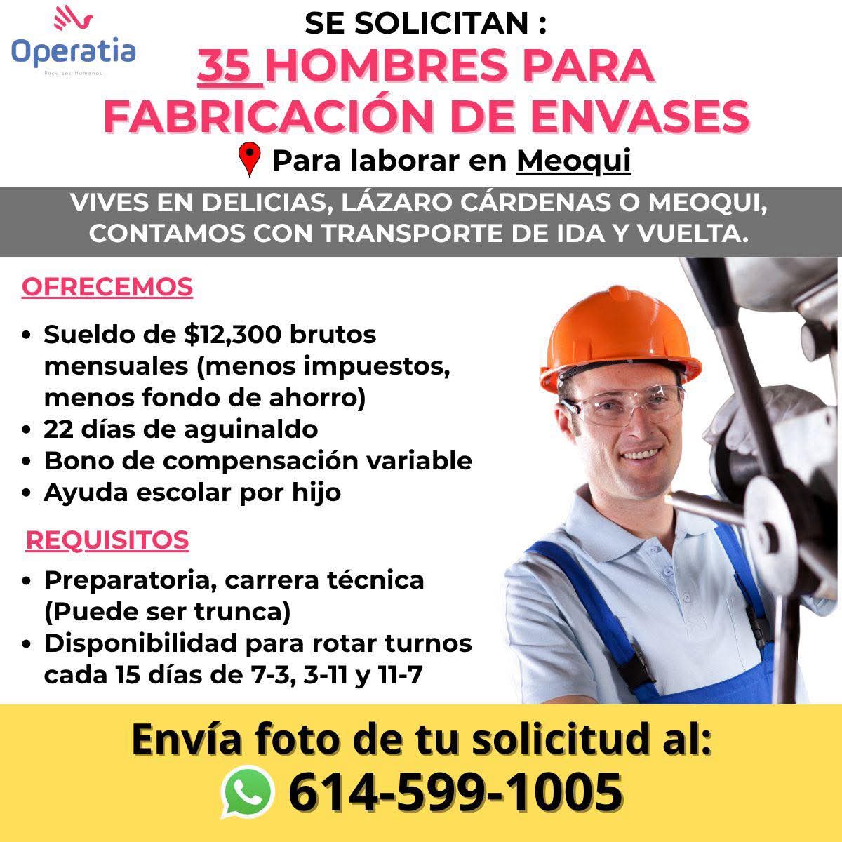 Operadores de producción