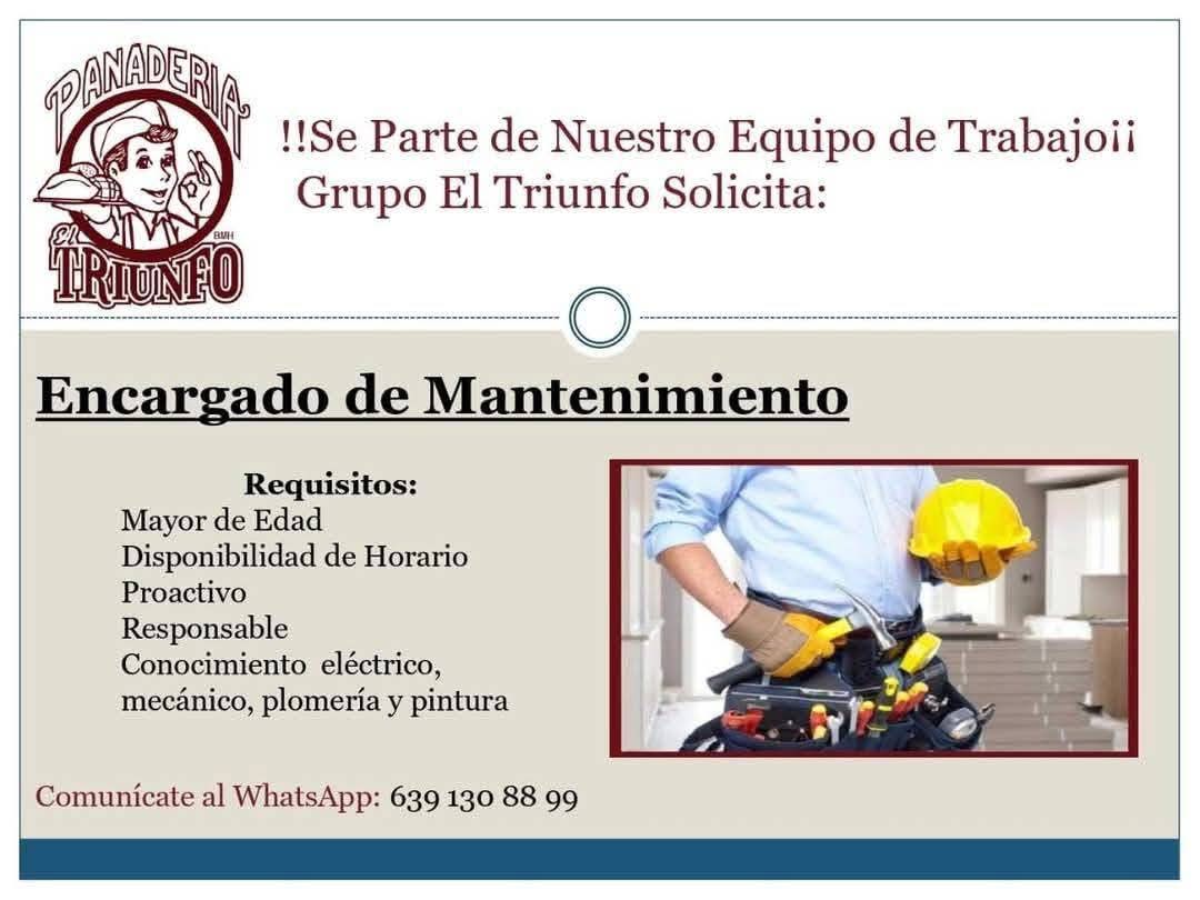 Encargado de mantenimiento