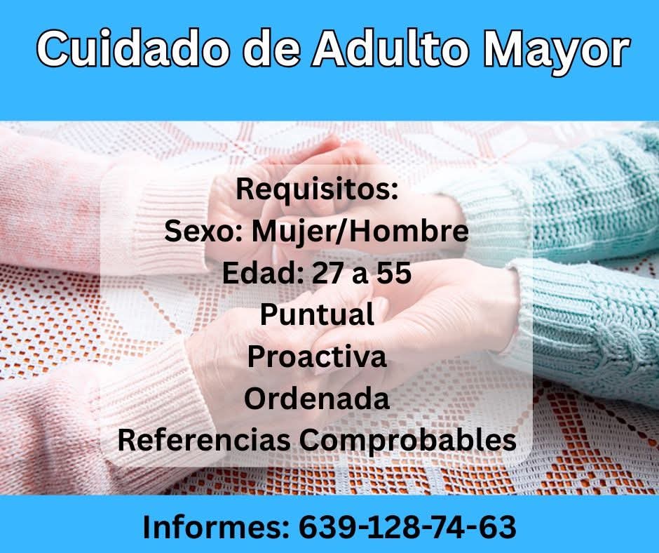 Cuidado de adulto mayor