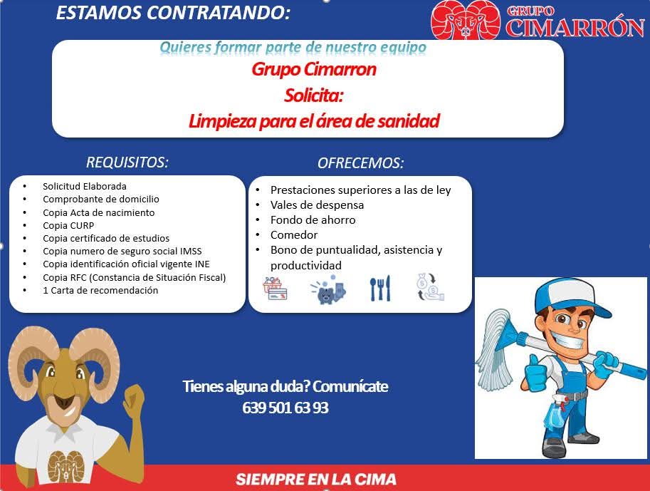 _Personal para limpieza