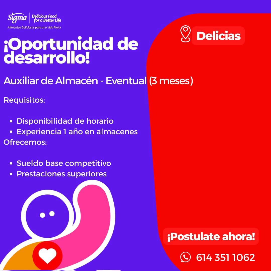Auxiliar de almacen