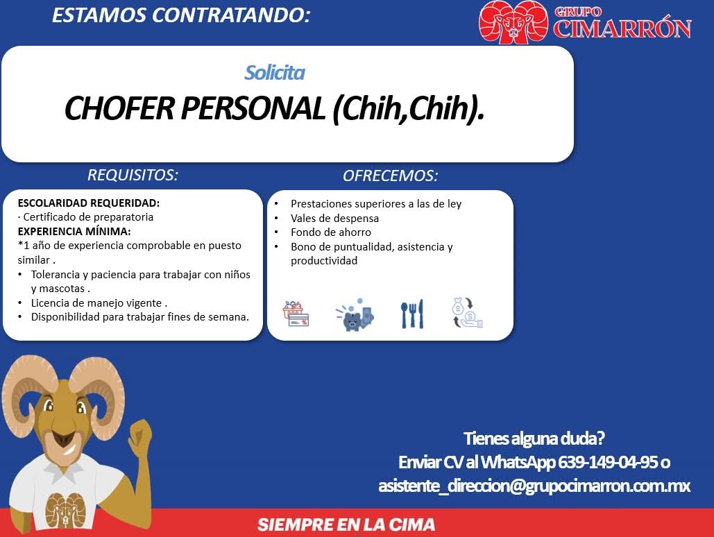 Chofer personal personal