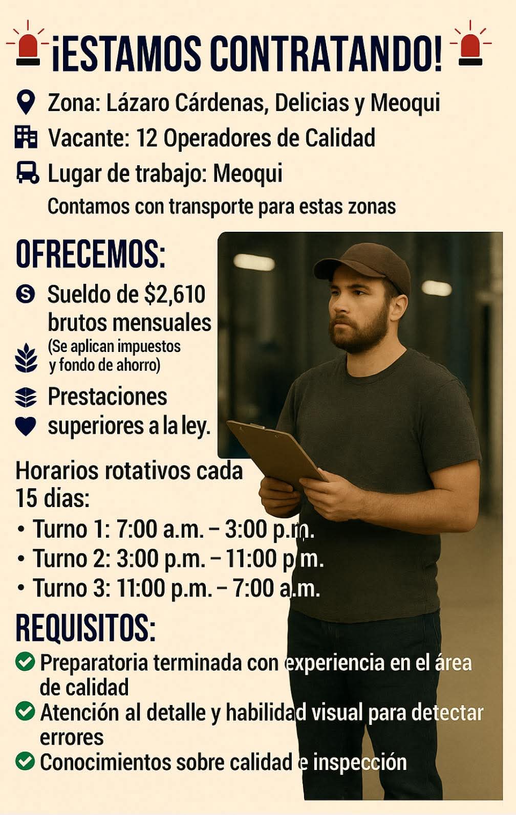 Operadores de calidad