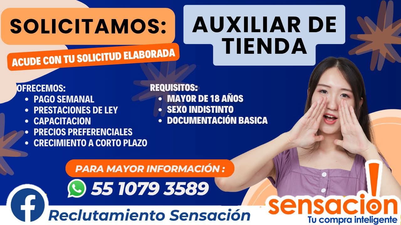 Auxiliar de tienda