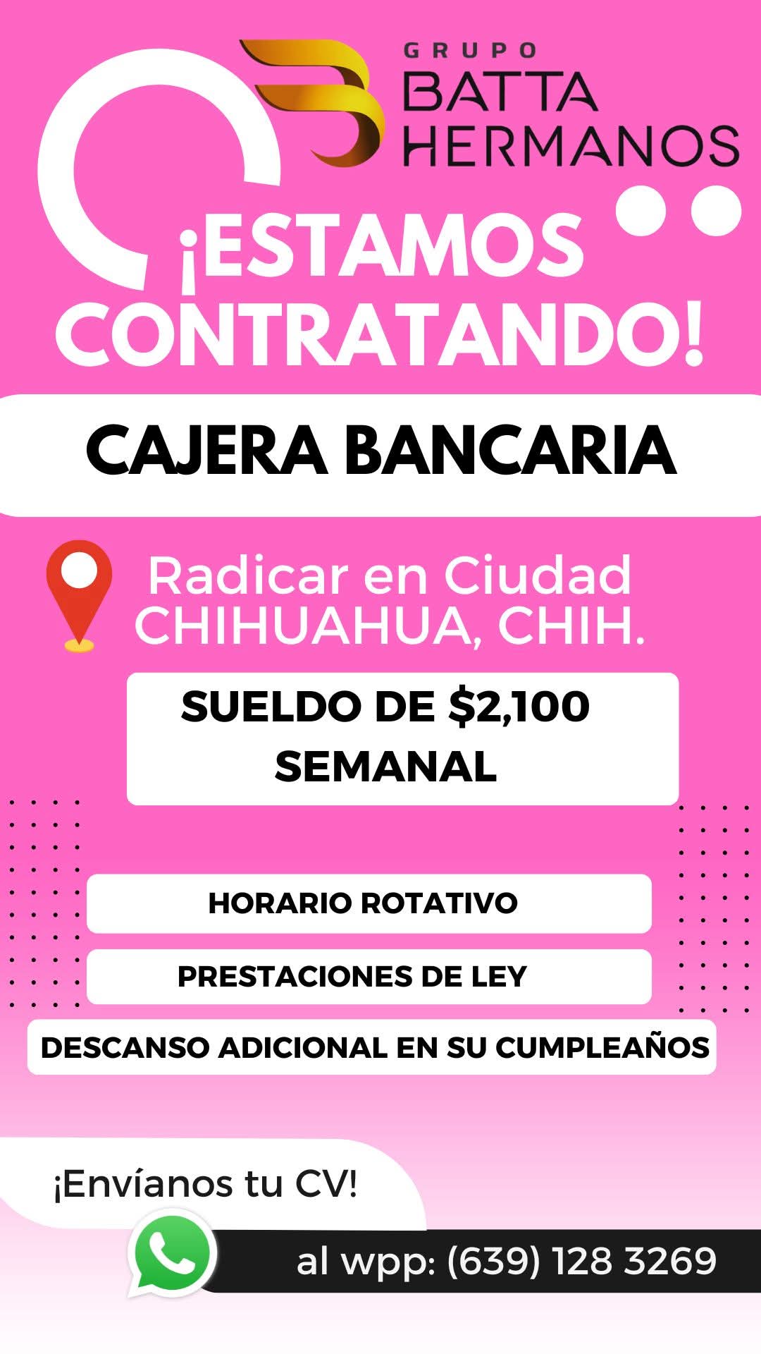 Cajera bancaria