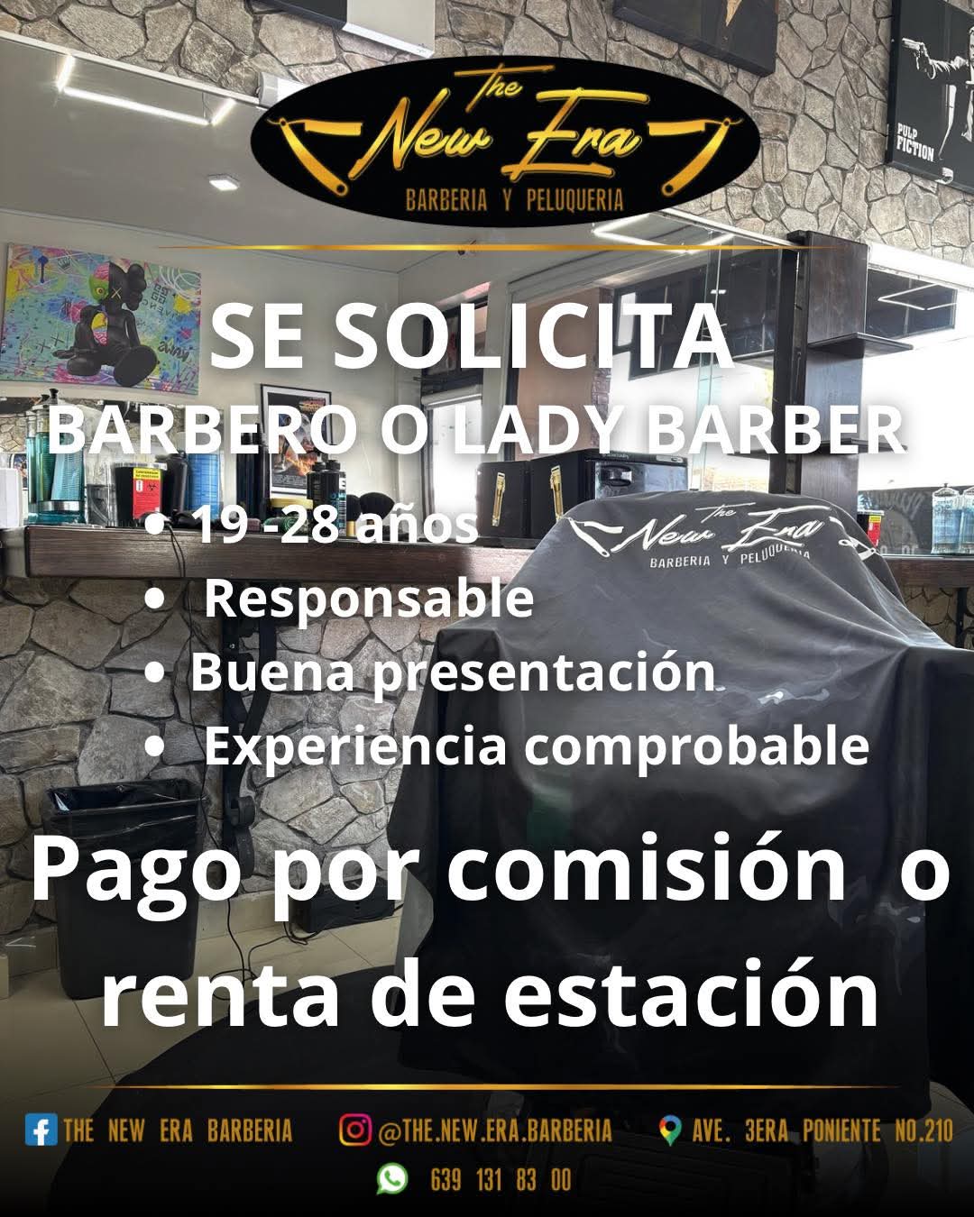 Barbero o lady barber