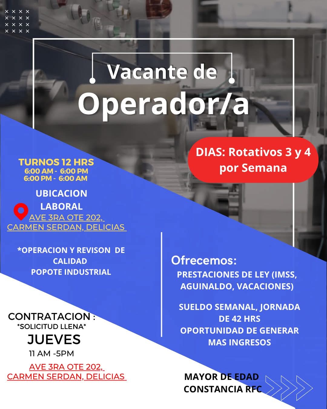 Operadores de producción