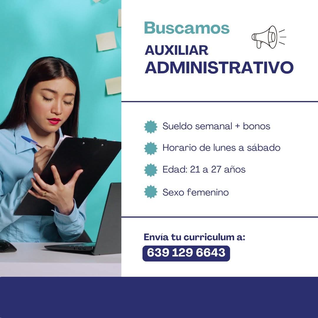 Auxiliar administrativo