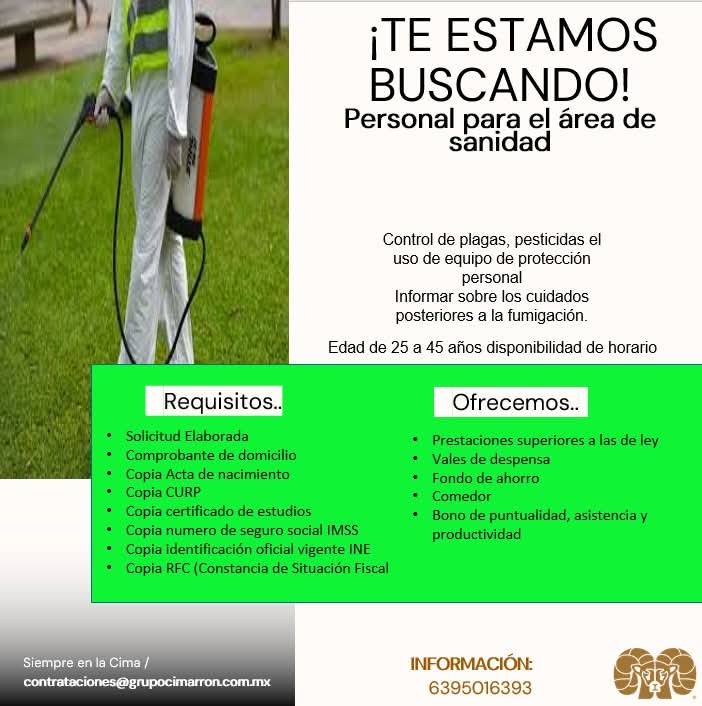 Personal para sanidad