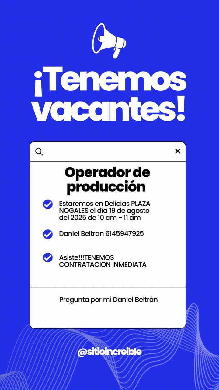 Operadores de producción