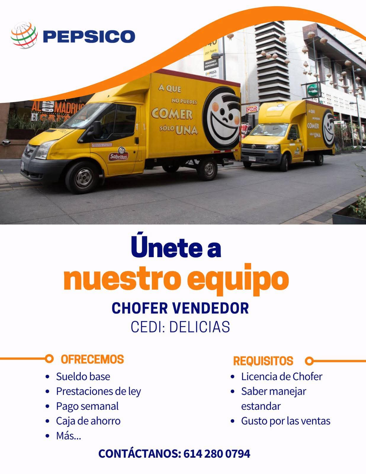 Chofer  vendedor