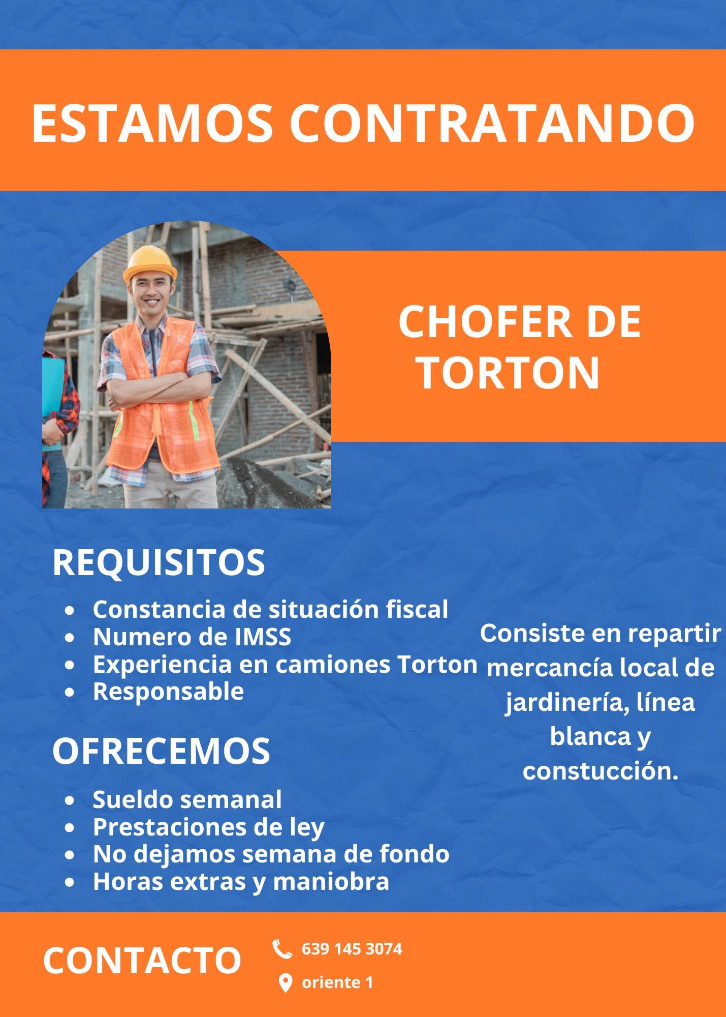 Chofer de torton
