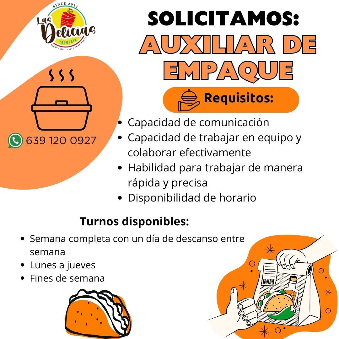 Auxiliar de empaque