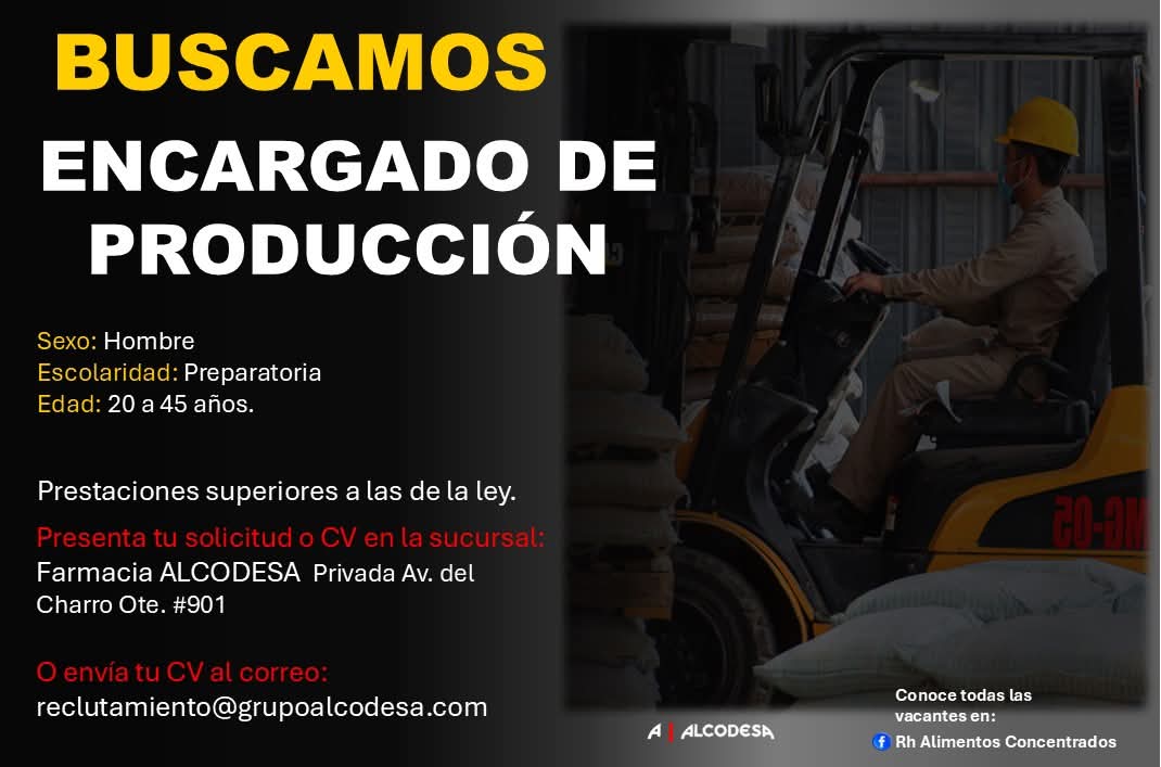Encargado de producción
