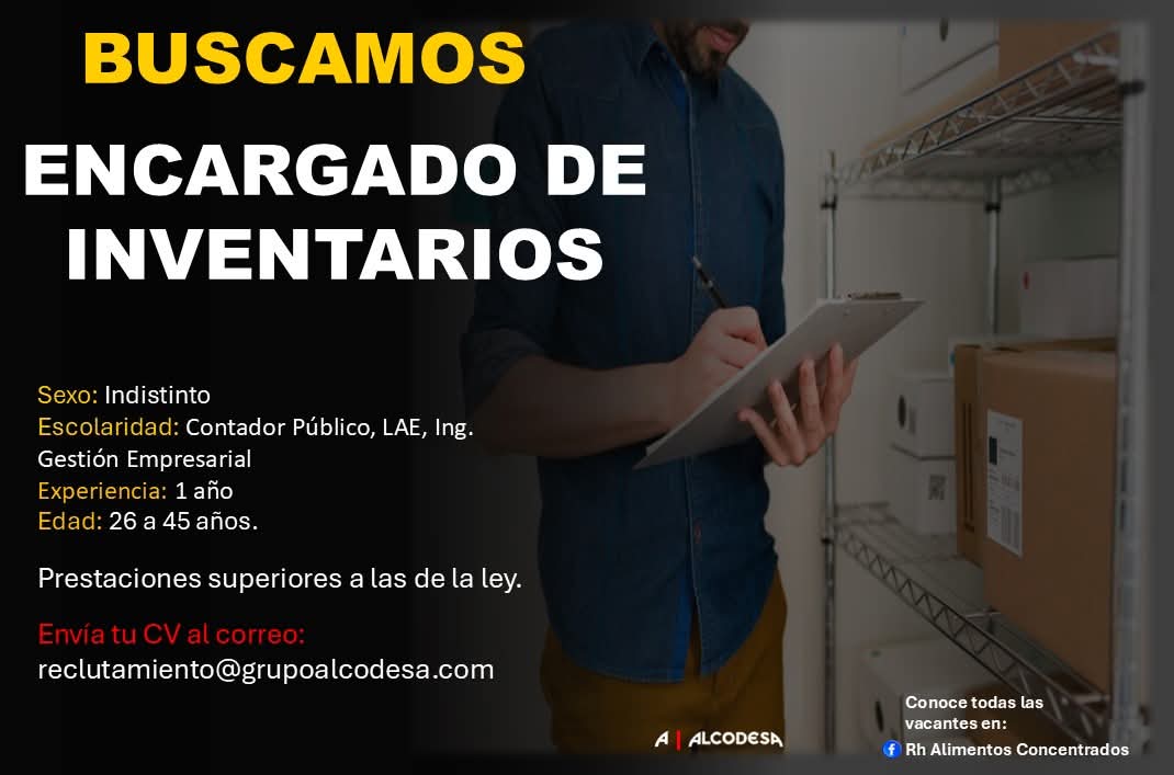 Encargado de inventarios