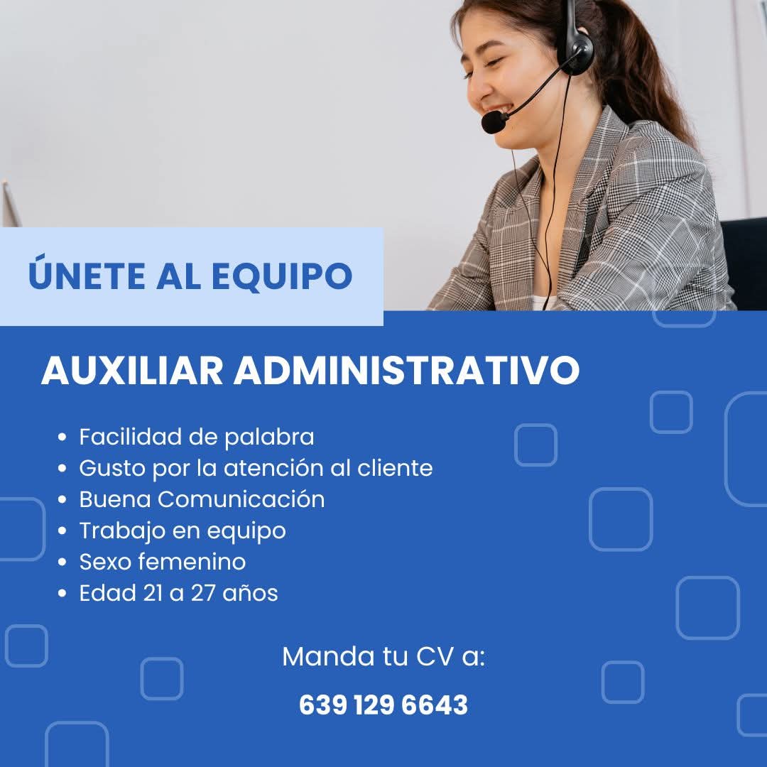Auxiliar administrativo