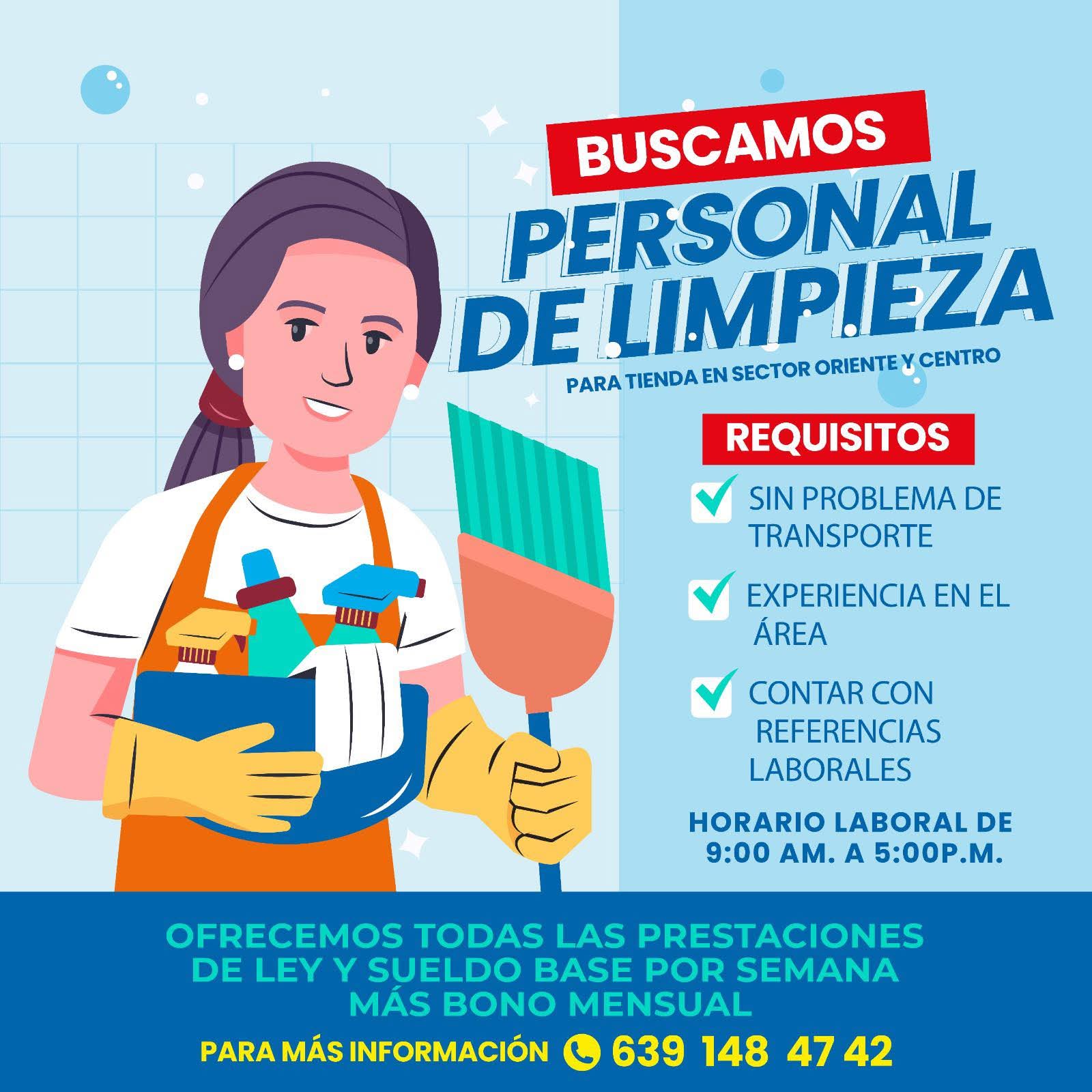 Personal de limpieza