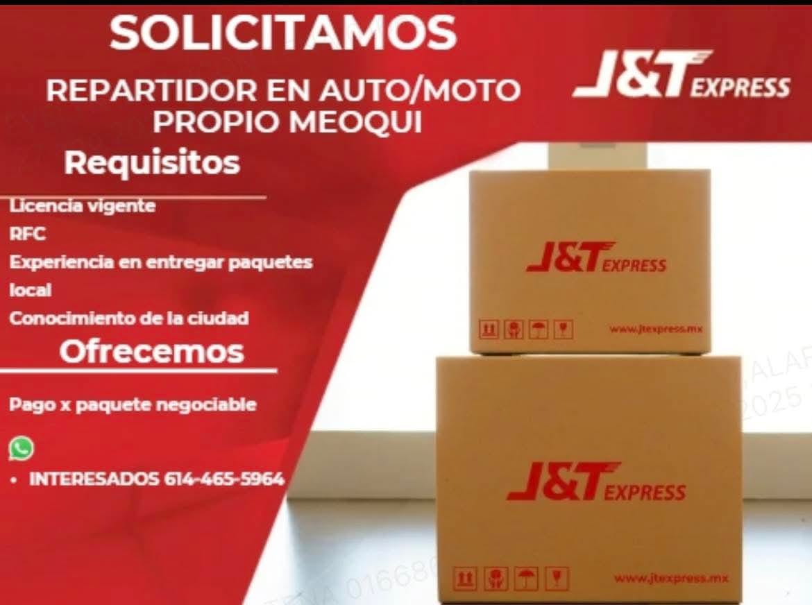 Repartidor de moto