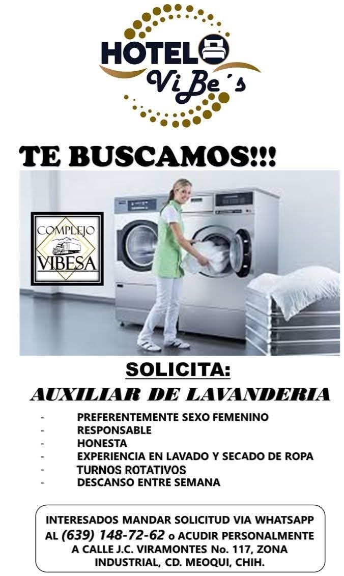 Auxiliar de lavandería