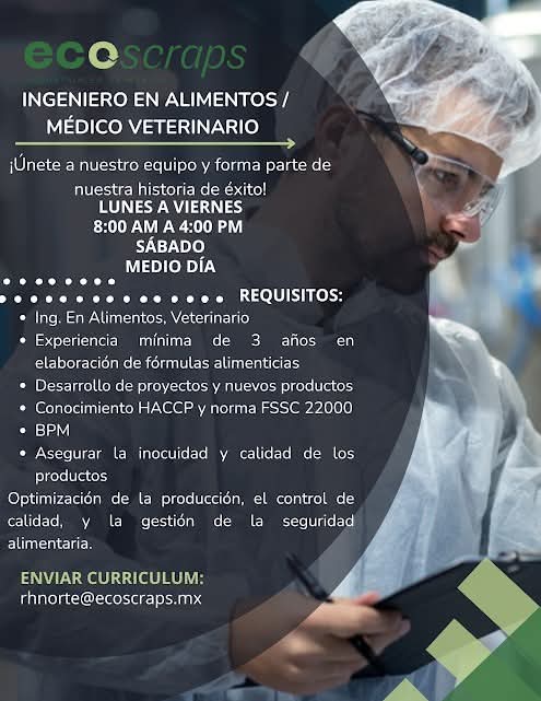 Ingeniero en alimentos