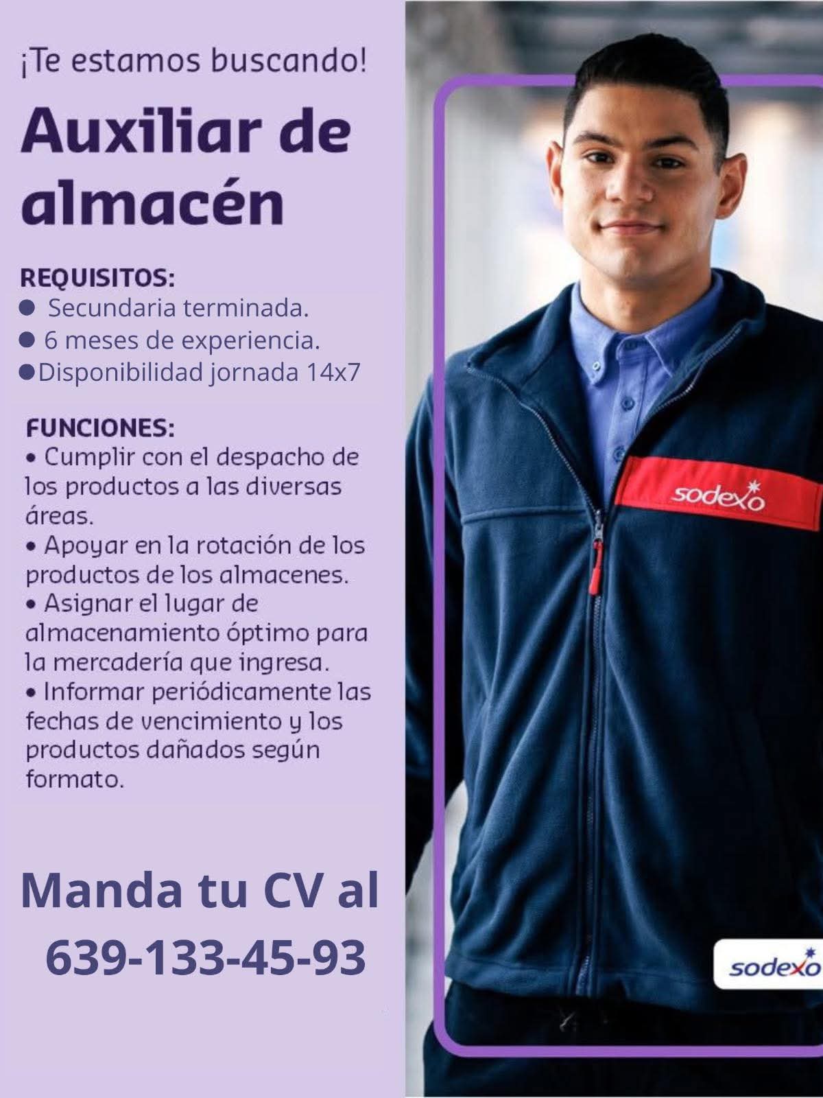 Auxiliar de almacén