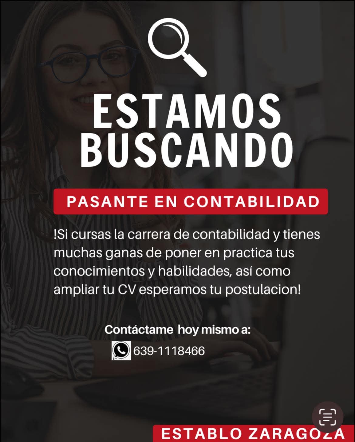 Pasante en contabilidad
