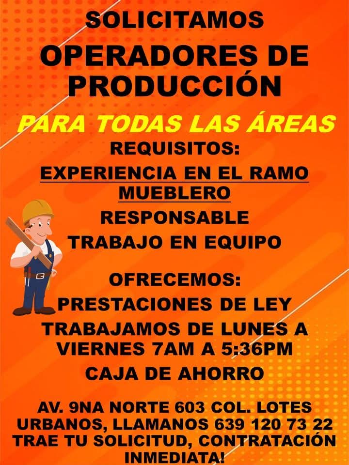 Operadores de producción