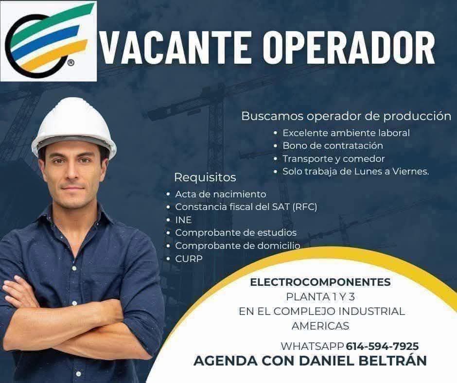 Vacante operador