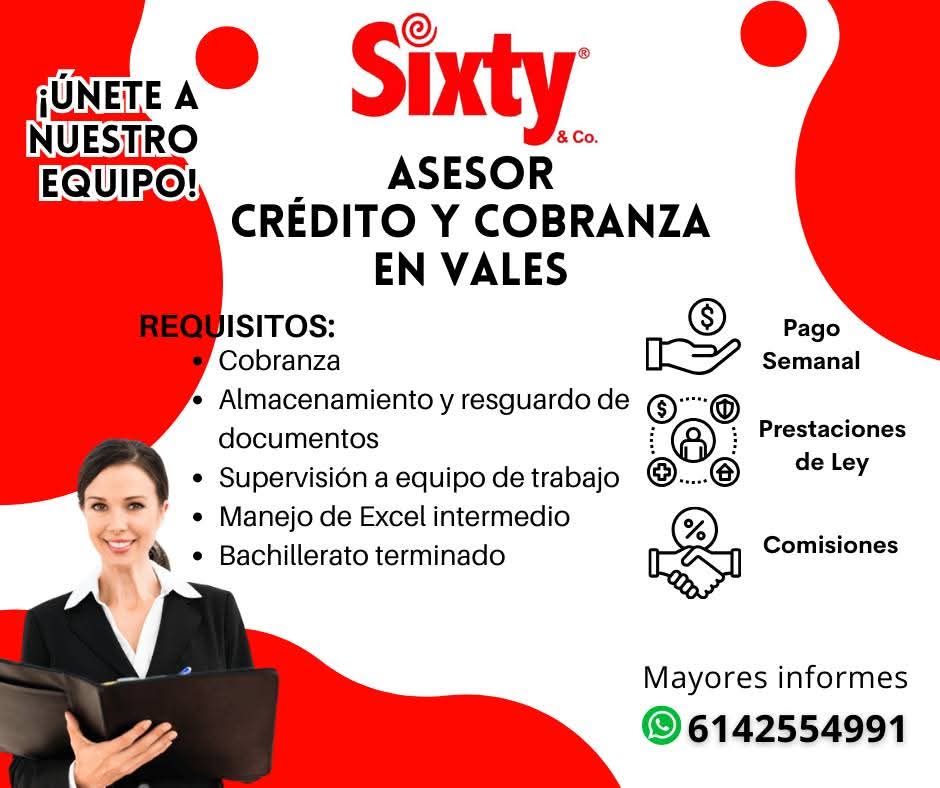 Asesor de credito de cobranza