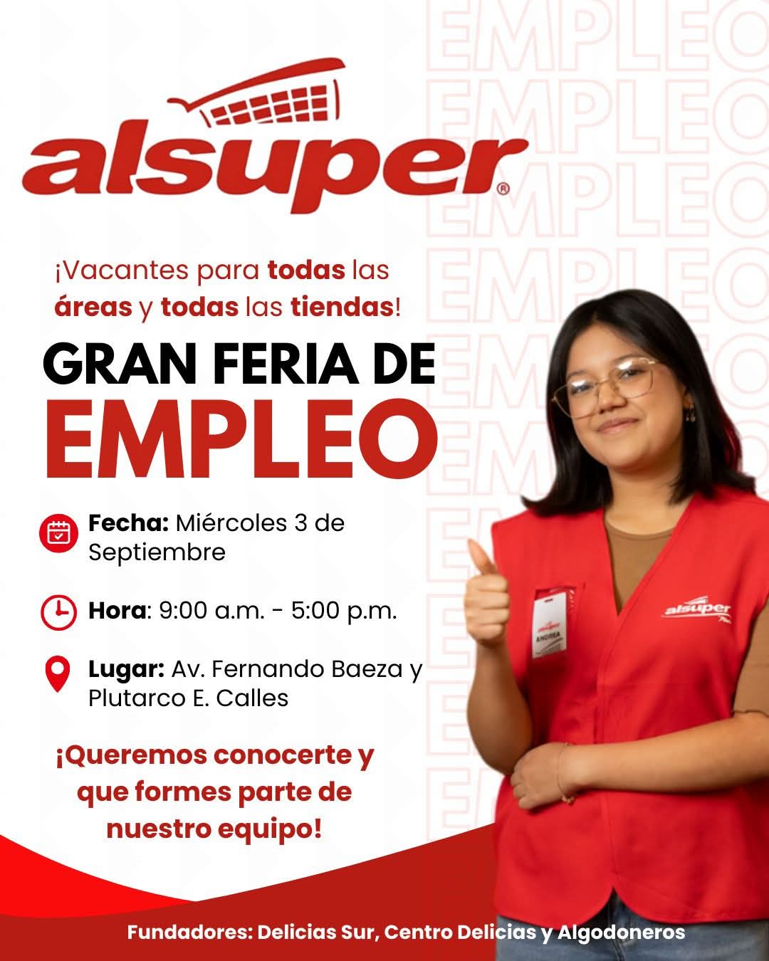 Vacantes para todas las areas