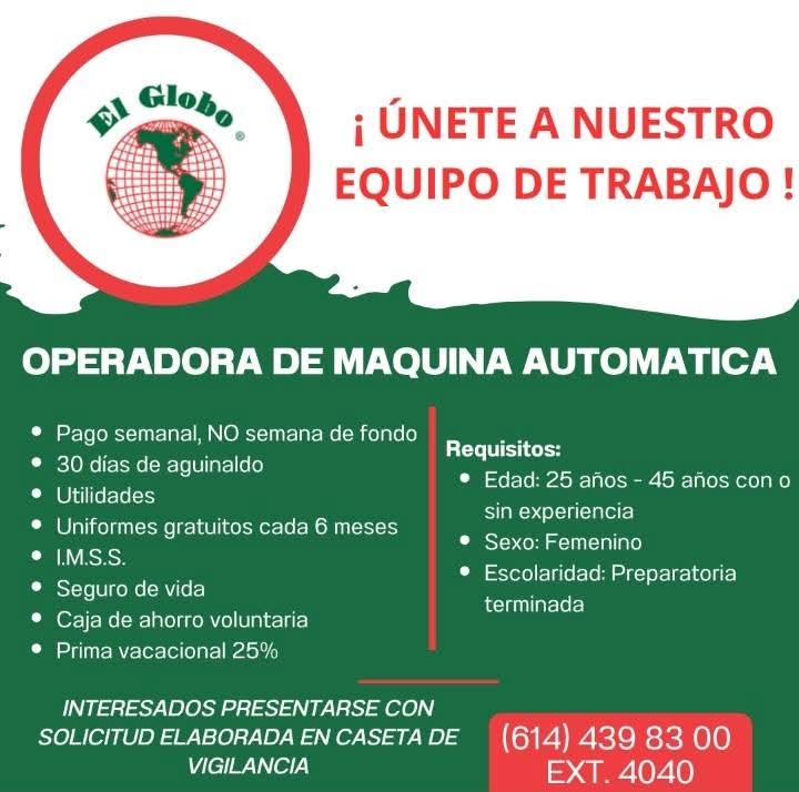 Operadora de máquina