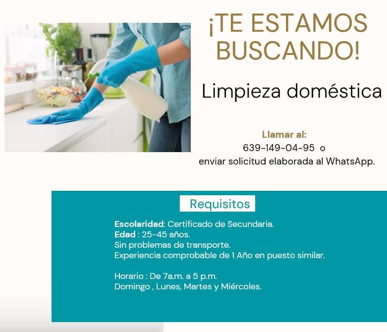 Limpieza domestica