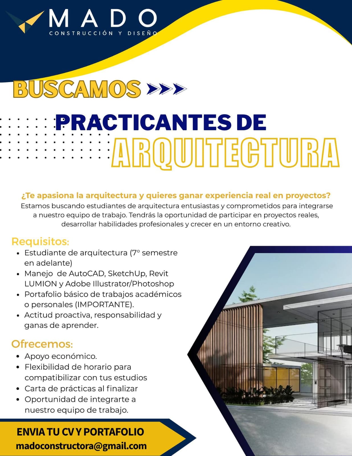 Prácticante de arquitectura