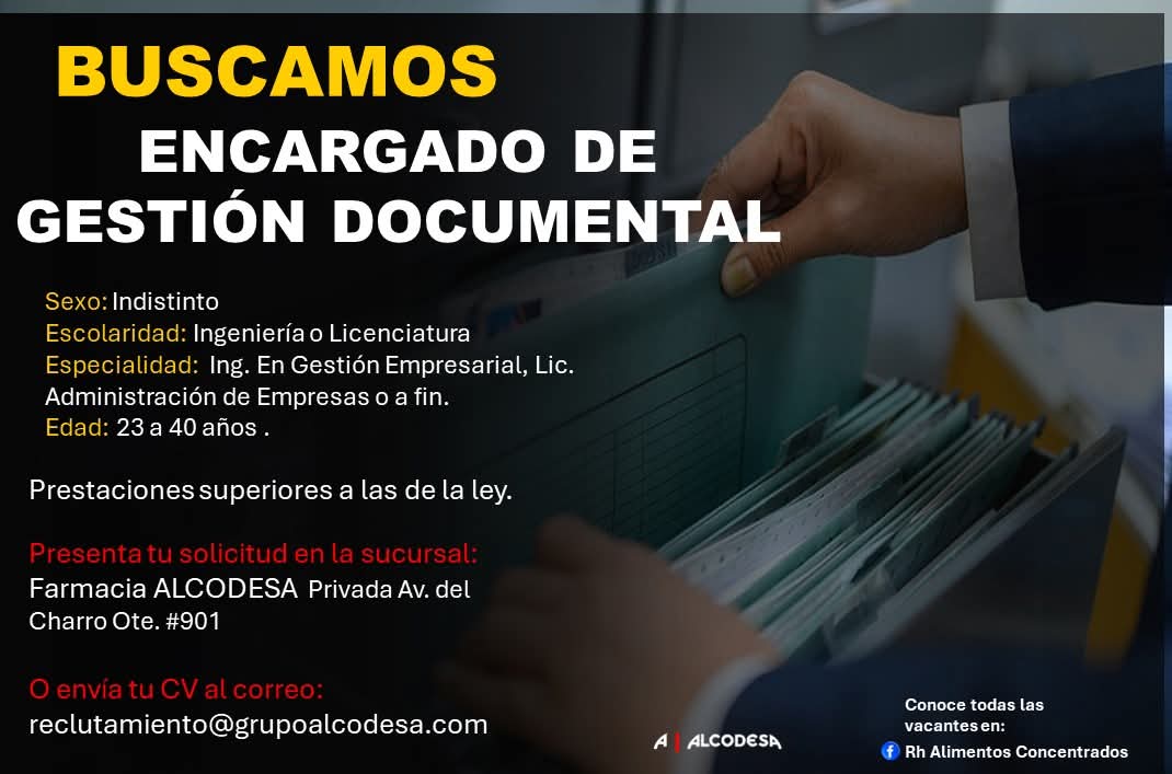 Encargado de gestión documental