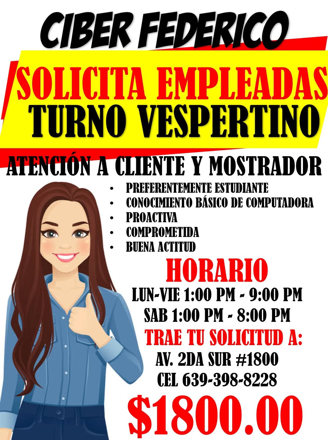 Empleadas de turno vespertino