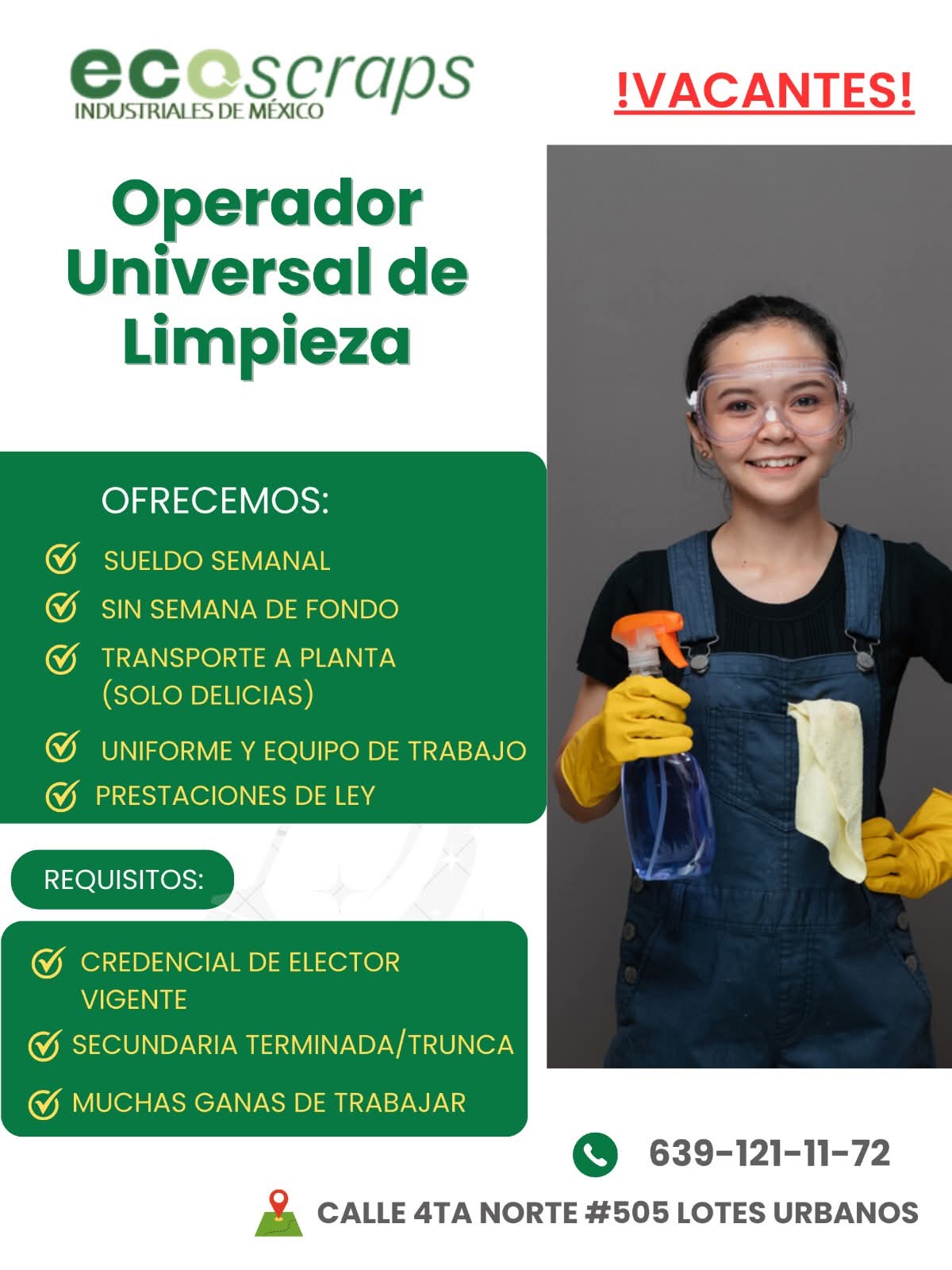 Operador universal de limpieza