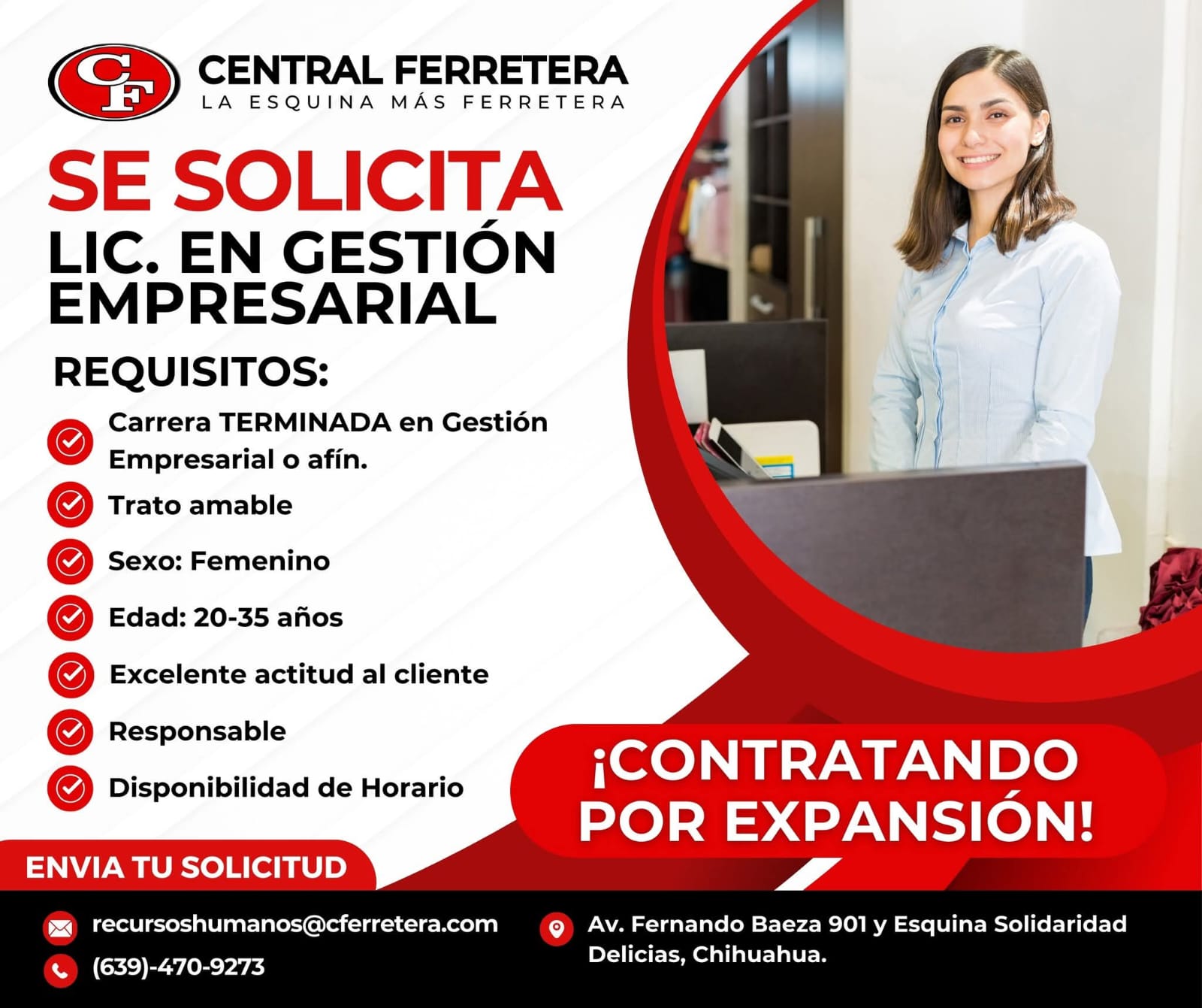 Licenciada en gestión empresarial