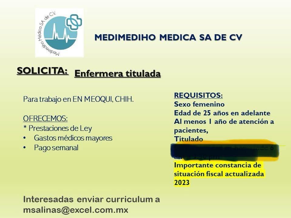 Enfermera titulada