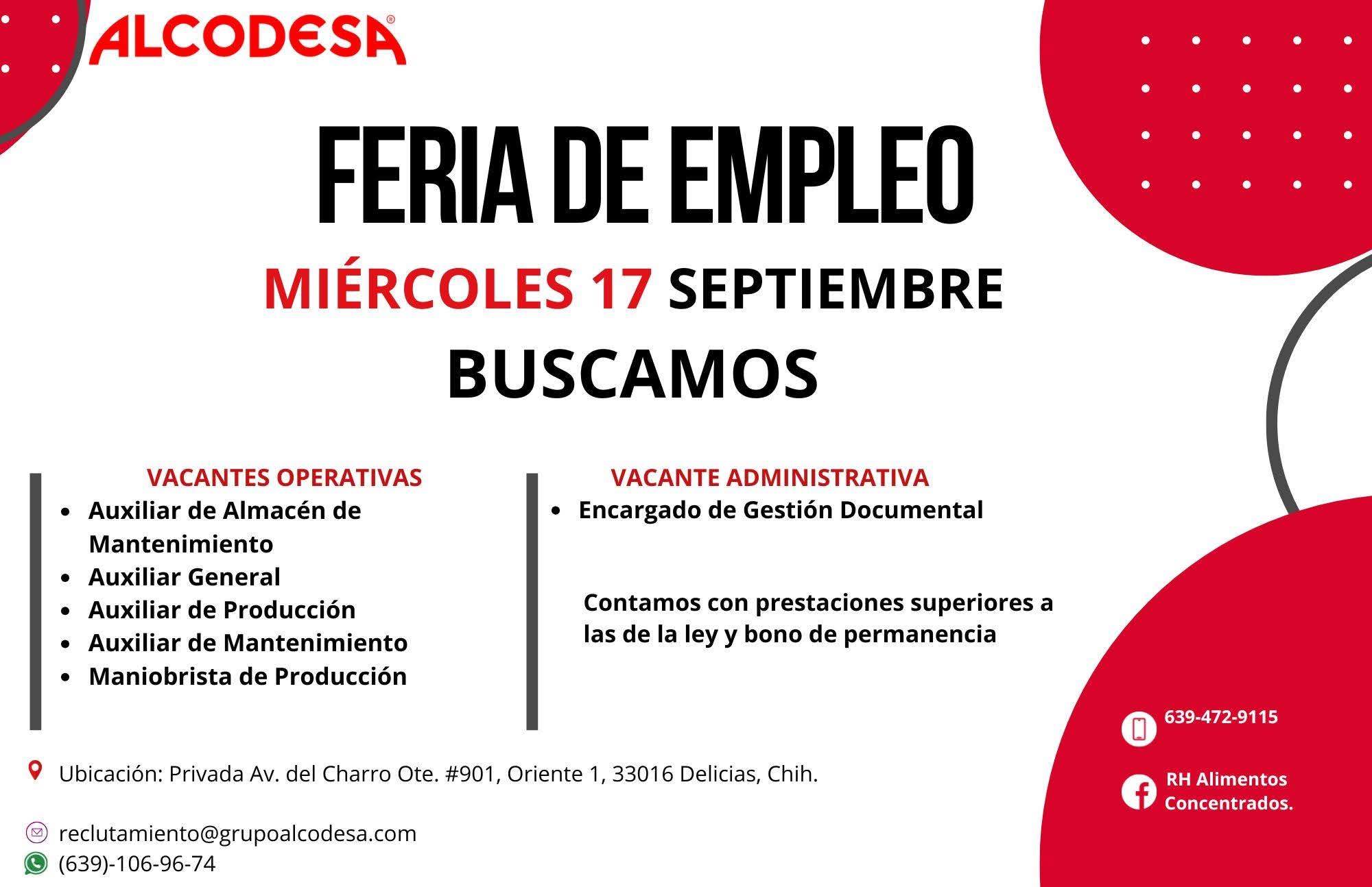 Auxiliar de Almacén y mantenimiento