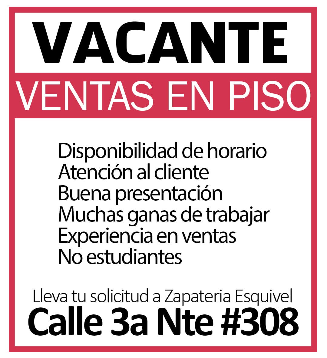 Vendedora de piso