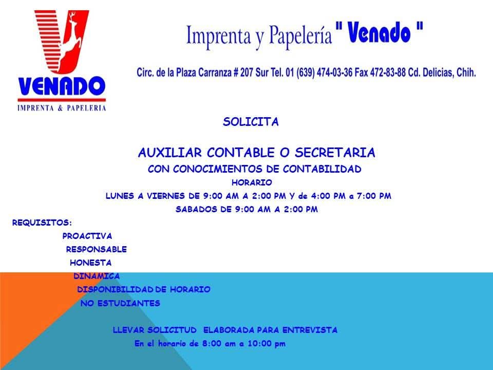 Auxiliar contable