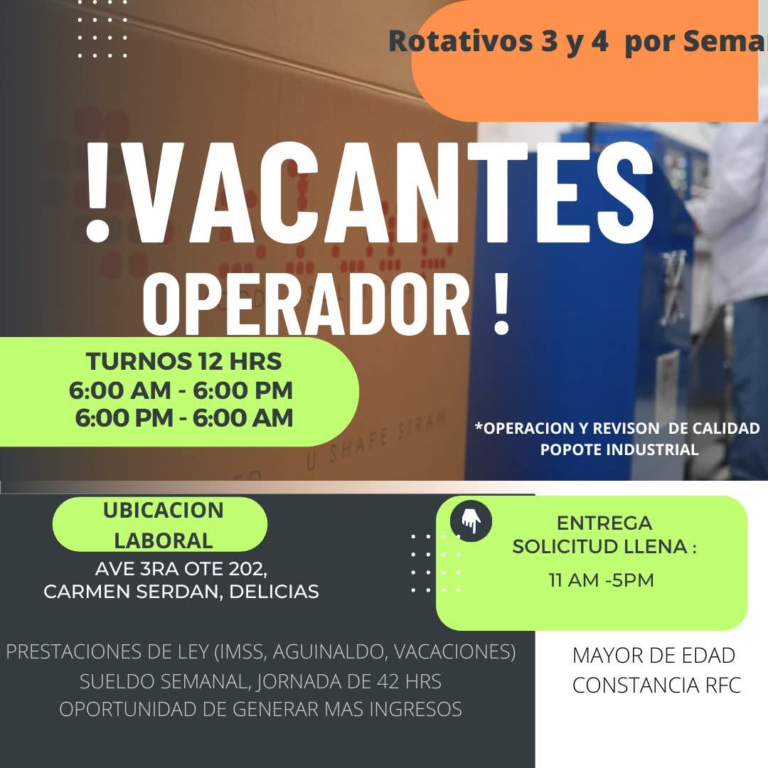 Operadores de producción