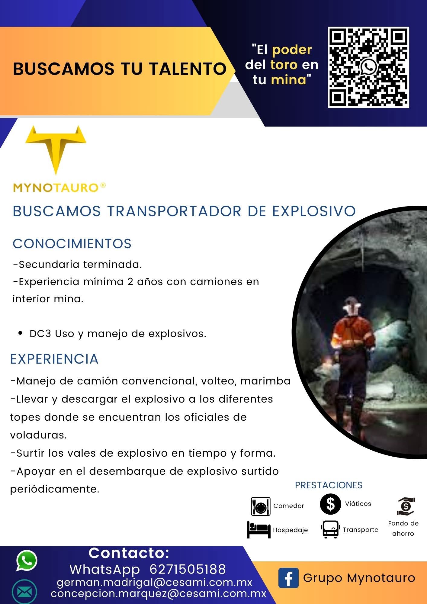 Transportador de explocivo