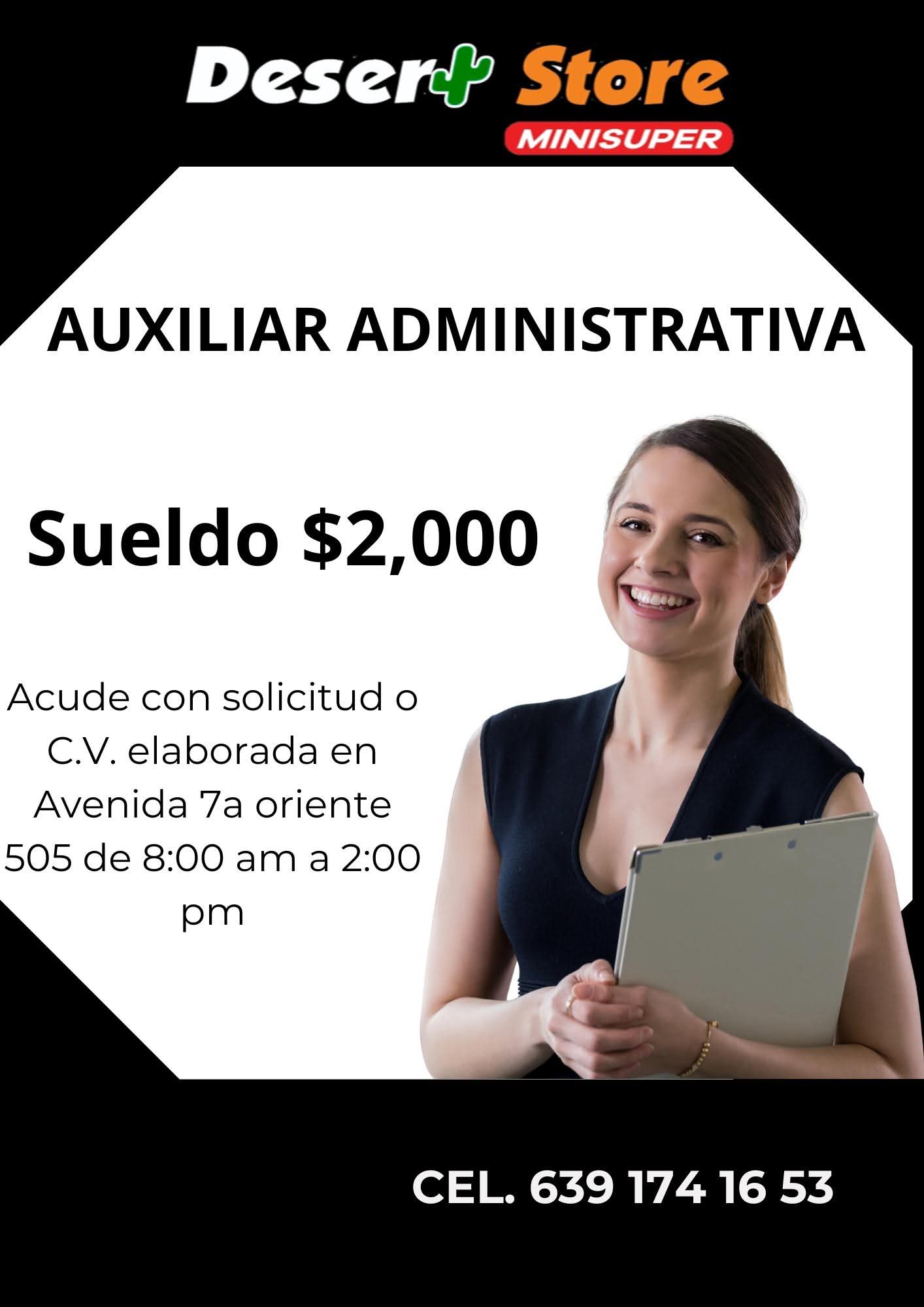 Auxiliar administrativo