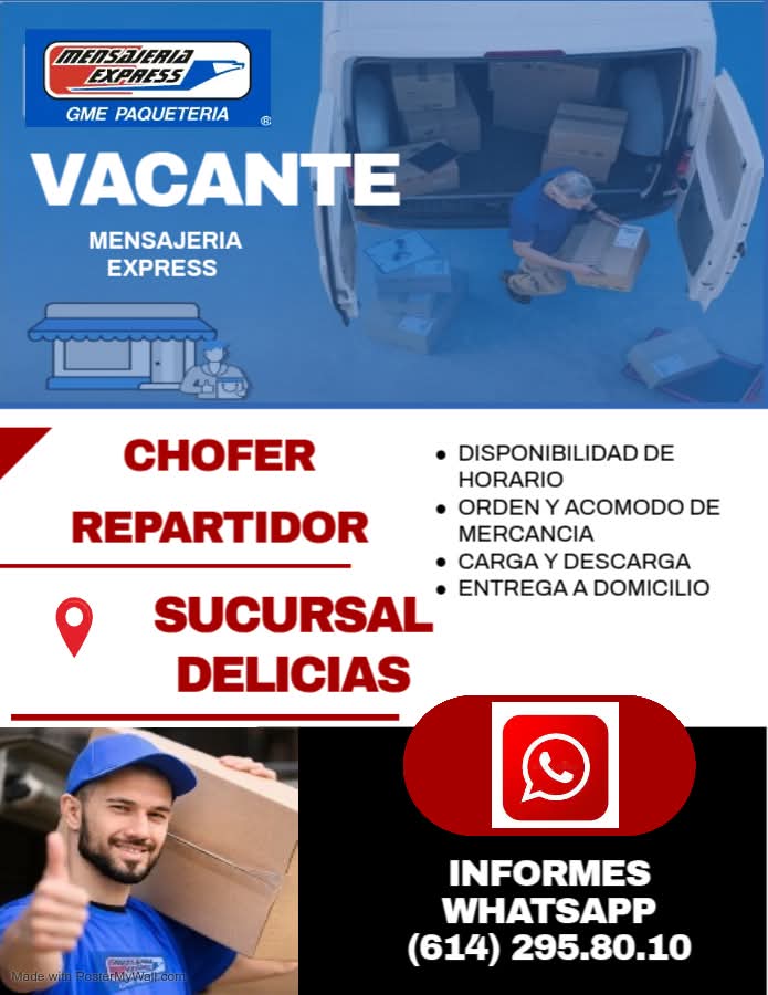 Chofer mensajero